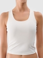 Top de treino de secagem rápida para mulher - branco 4FRSS25TFSLF430 Branco