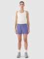 Top de treino de secagem rápida para mulher - branco 4FRSS25TFSLF430 Branco