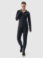 Sweatshirt de treino regular de secagem rápida para mulher - preto 4FRSS25TFSWF467 preto