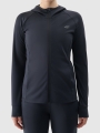 Sweatshirt de treino regular de secagem rápida para mulher - preto 4FRSS25TFSWF467 preto