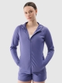 Sweatshirt de treino regular de secagem rápida para mulher - azul 4FRSS25TFSWF467 azul marinho