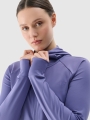 Sweatshirt de treino regular de secagem rápida para mulher - azul 4FRSS25TFSWF467 azul marinho