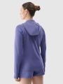 Sweatshirt de treino regular de secagem rápida para mulher - azul 4FRSS25TFSWF467 azul marinho