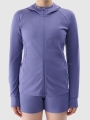 Sweatshirt de treino regular de secagem rápida para mulher - azul 4FRSS25TFSWF467 azul marinho