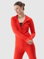 Casaco de Fato de Treino Quick Dry para Mulher - Vermelho - 4FRSS25TFSWF467