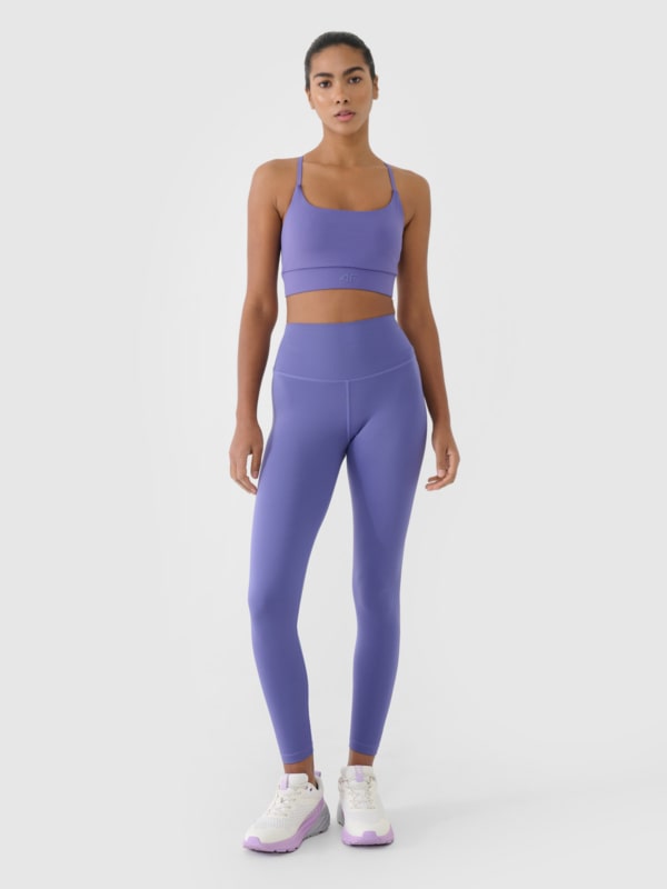Leggins Cintura Alta para Mulher - Azul Marinho - 4FRSS25TFTIF306