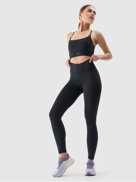 Leggins Cintura Alta Quick Dry para Mulher - Preto - 4FRSS25TFTIF307                    