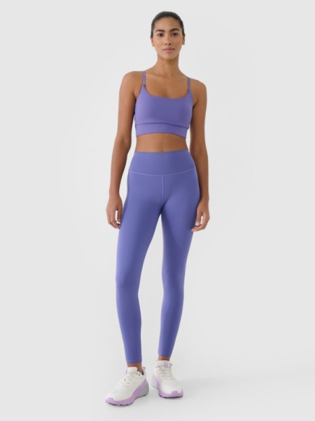 Leggins Cintura Alta Quick Dry para Mulher - Azul Marinho  - 4FRSS25TFTIF307                    