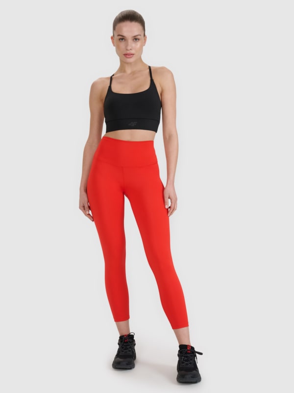 Leggins Cintura Alta para Mulher - Vermelho - 4FRSS25TFTIF308