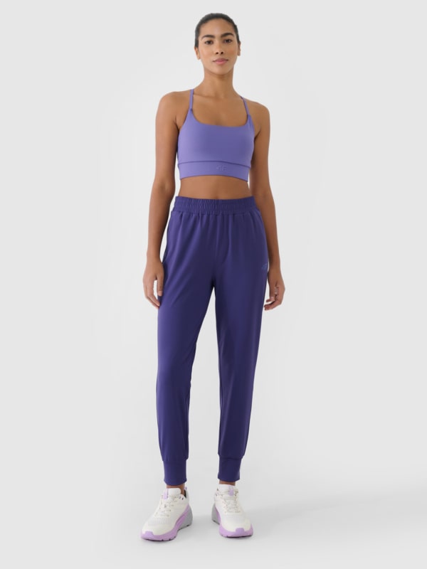 Calças Fato de Treino Quick Dry para Mulher - Azul-Marinho - 4FRSS25TFTRF0789