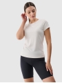 T-shirt Quick Dry para Mulher - Branco - 4FRSS25TFTSF1235