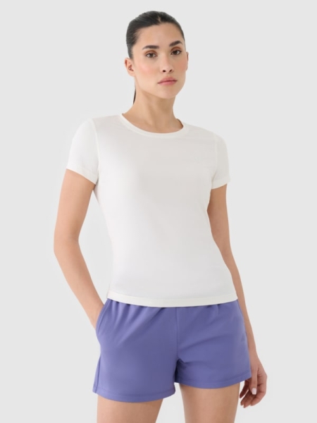 T-shirt Quick Dry para Mulher - Branco - 4FRSS25TFTSF1235                     