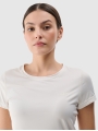 T-shirt Quick Dry para Mulher - Branco - 4FRSS25TFTSF1235