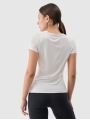 T-shirt Quick Dry para Mulher - Branco - 4FRSS25TFTSF1235