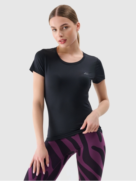 T-shirt Quick Dry para Mulher - Preto - 4FRSS25TFTSF1235                       