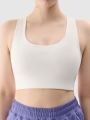 Soutien de treino de baixo suporte para mulher - Branco 4FRSS25USBAF152 Branco