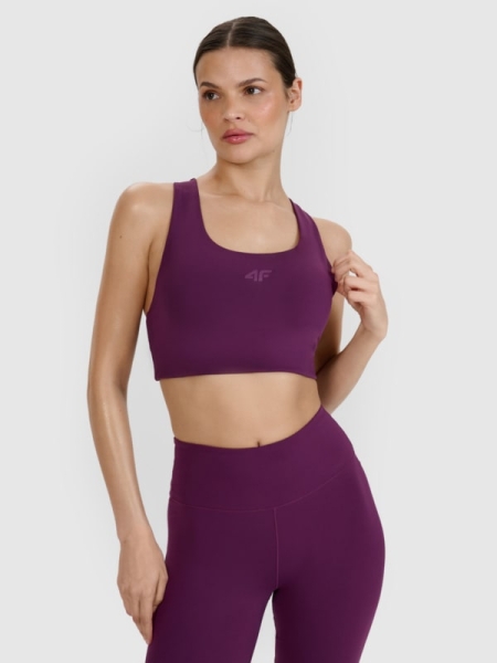 Soutien de treino de baixo suporte para mulher - Roxo 4FRSS25USBAF152 violeta