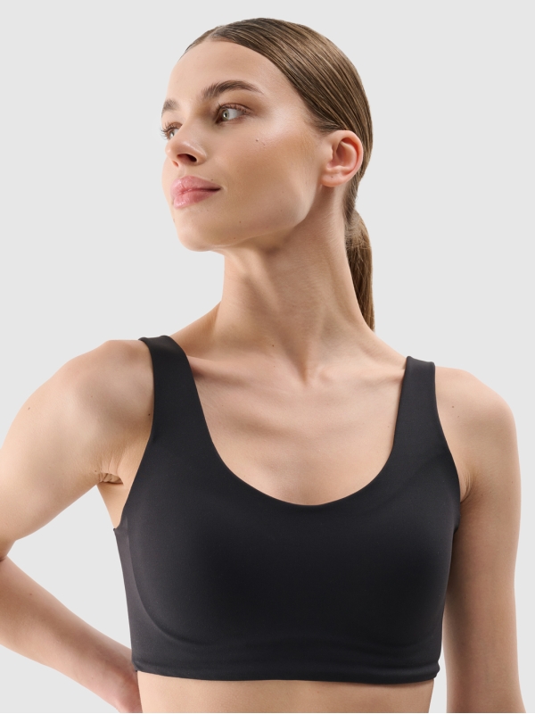 Soutien de treino com suporte médio - preto 4FRSS25USBAF167 preto