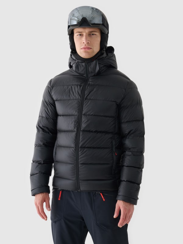 Casaco de Ski Acolchoado com Enchimento Natural - Preto - Preto - 4FWAW24TDJAM522      