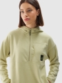 Casaco com capuz regular para mulher - verde 4FWAW24TFLEF248 olive/khaki