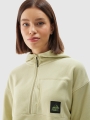 Casaco com capuz regular para mulher - verde 4FWAW24TFLEF248 olive/khaki