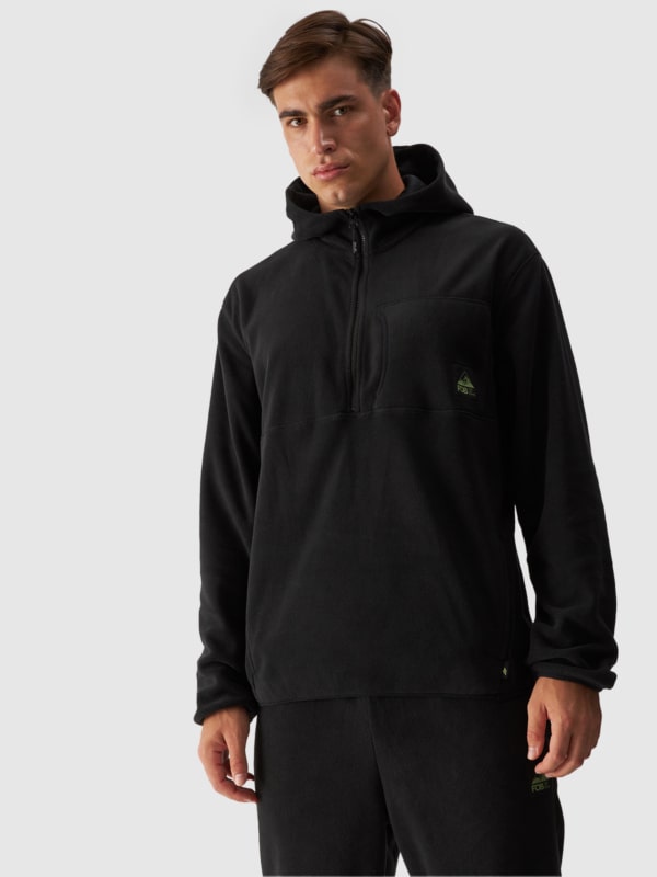 Casaco Oversize de Fato de Treino para Homem - Preto - 4FWAW24TFLEM252