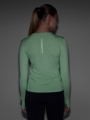 Camisola De Treino De Manga Comprida Para Mulher - Verde - 4FWAW24TFLOF249 