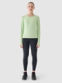 Camisola De Treino De Manga Comprida Para Mulher - Verde - 4FWAW24TFLOF249 