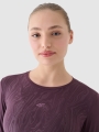 Camisola De Treino De Manga Comprida Para Mulher - Violeta - 4FWAW24TFLOF249   