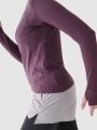 Camisola De Treino De Manga Comprida Para Mulher - Violeta - 4FWAW24TFLOF249   