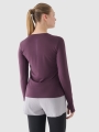 Camisola De Treino De Manga Comprida Para Mulher - Violeta - 4FWAW24TFLOF249   
