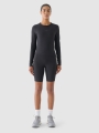 Camisola De Treino De Manga Comprida Para Mulher - Cinzento - 4FWAW24TFLOF250    