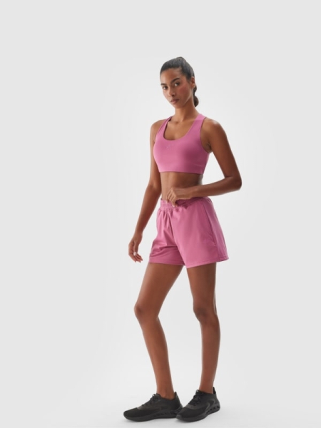 Calções para Mulher - Cor-de-Rosa - 4FWAW24TFSHF705