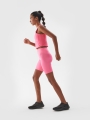 Calções Justos para Mulher - Cor-de-Rosa - 4FWAW24TFSTF012     