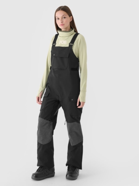 Calças de Snowboard para Mulher - Preto - 4FWAW24TFTRF702 