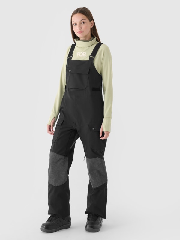 Calças de Snowboard para Mulher - Preto - 4FWAW24TFTRF702 