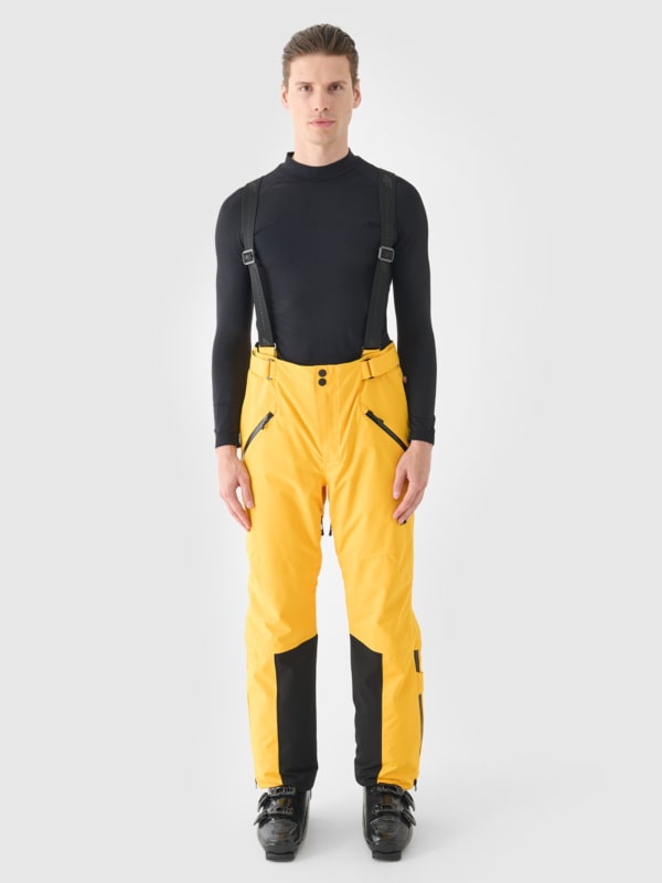 TROUSERS FNK 4FWAW24TFTRM0712 amarelo