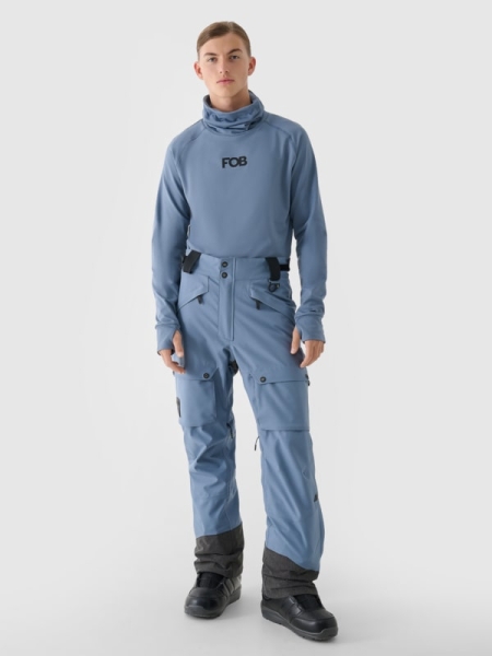 TROUSERS FNK 4FWAW24TFTRM619 azul-marinho