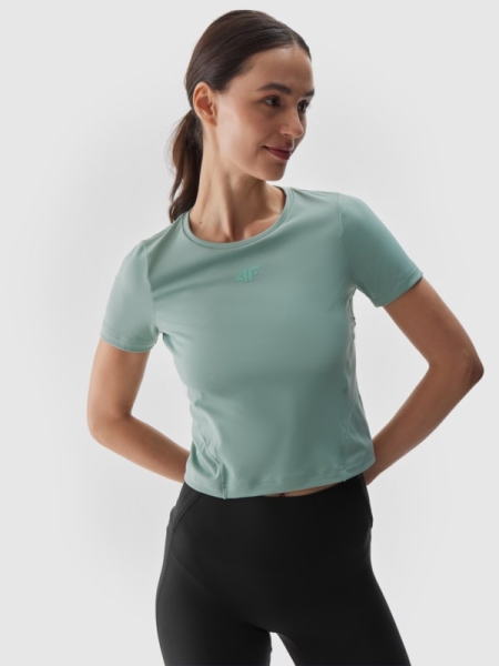 T-shirt para Mulher - Turquesa - 4FWAW24TFTSF1064 	