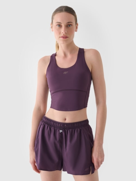 Camisola de Alças para Mulher - Roxo/Violeta - 4FWAW24TFTSF1067                                           