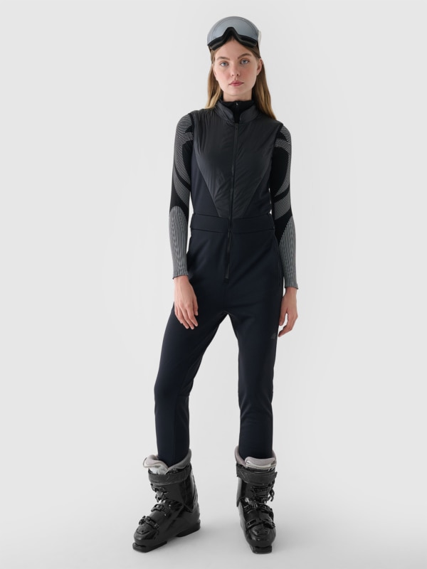 Fato de Ski em Softshell com Membrana 15000 para Mulher - Preto - 4FWAW24TJUMF033       
