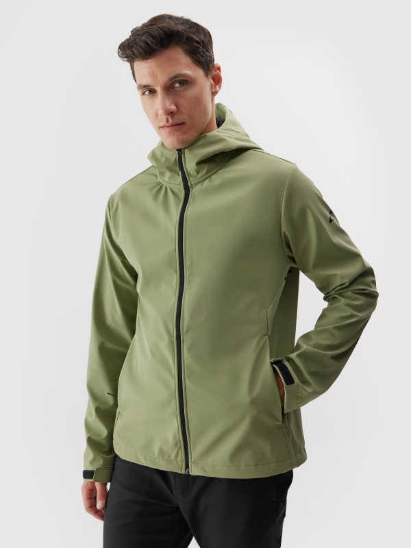 Casaco softshell à prova de vento 5000 membrana para homem - caqui 4FWAW24TSOFM283 olive/khaki