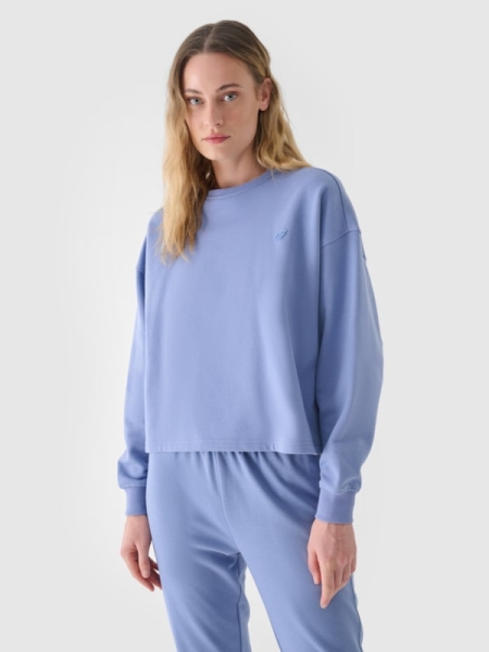 Sweatshirt para Mulher - Ganga/Azul Marinho - 4FWAW24TSWSF1305  
