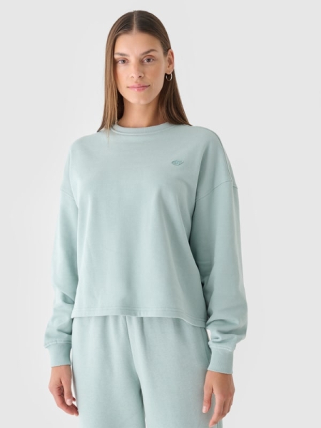 Sweatshirt para Mulher - Turquesa - 4FWAW24TSWSF1305    