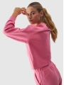 Camisola de malha sem capuz para mulher - rosa 4FWAW24TSWSF1305 rosa