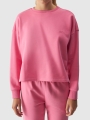 Camisola de malha sem capuz para mulher - rosa 4FWAW24TSWSF1305 rosa