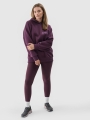 Moletom com capuz para mulher - roxo 4FWAW24TSWSF1338 violeta