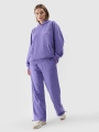 Moletom com capuz para mulher - roxo 4FWAW24TSWSF1338 violeta