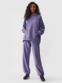 Moletom com capuz para mulher - roxo 4FWAW24TSWSF1338 violeta