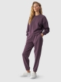 Camisola de malha com modal para mulher - roxo 4FWAW24TSWSF1342 violeta